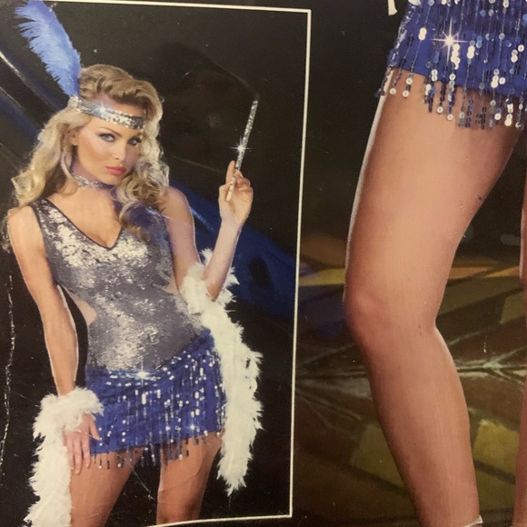 Dreamgirl Flapper Reversible Dress Small - Picture 2 of 10